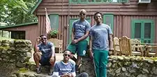 group of men exchange students
